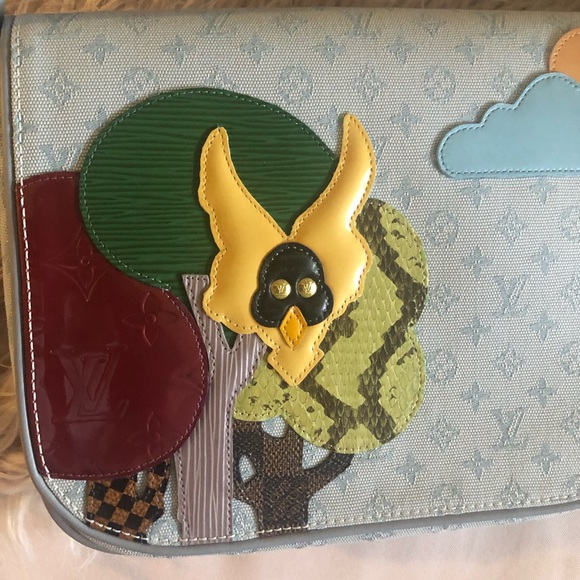 LV Mini lin satchel bag limited edition - Picture 2 of 5
